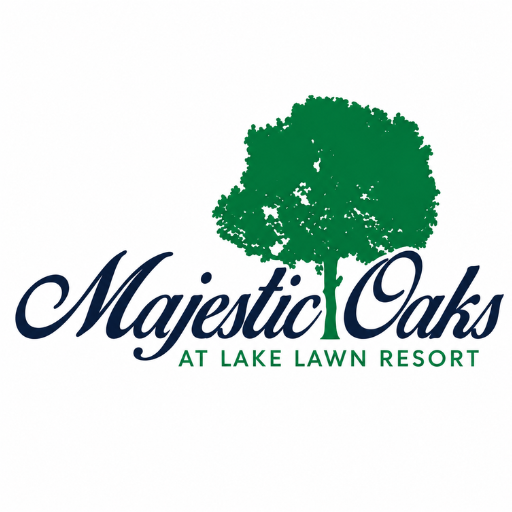 Majestic Oaks Golf Course at Lake Lawn Resort  logo